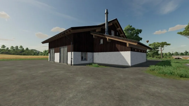 Alpine Farm Garage V1.0 FS22 FS22 Mod Free Download