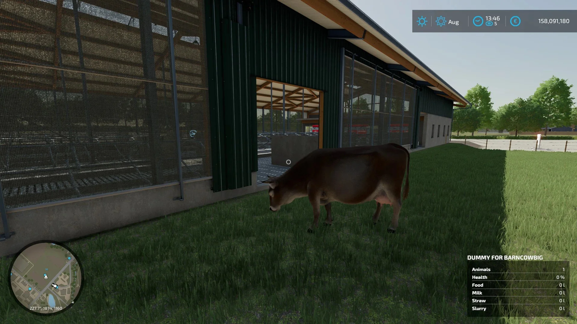 CowBarnBig Dummy v1.0 FS22 FS22 Mod Free Download