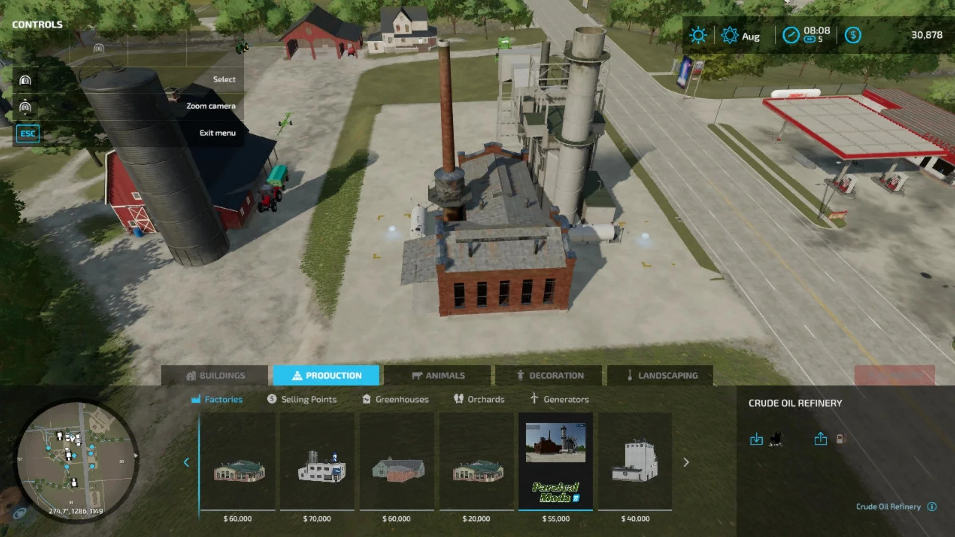 Crude Oil Refinery v1.0 FS22 FS22 Mod Free Download