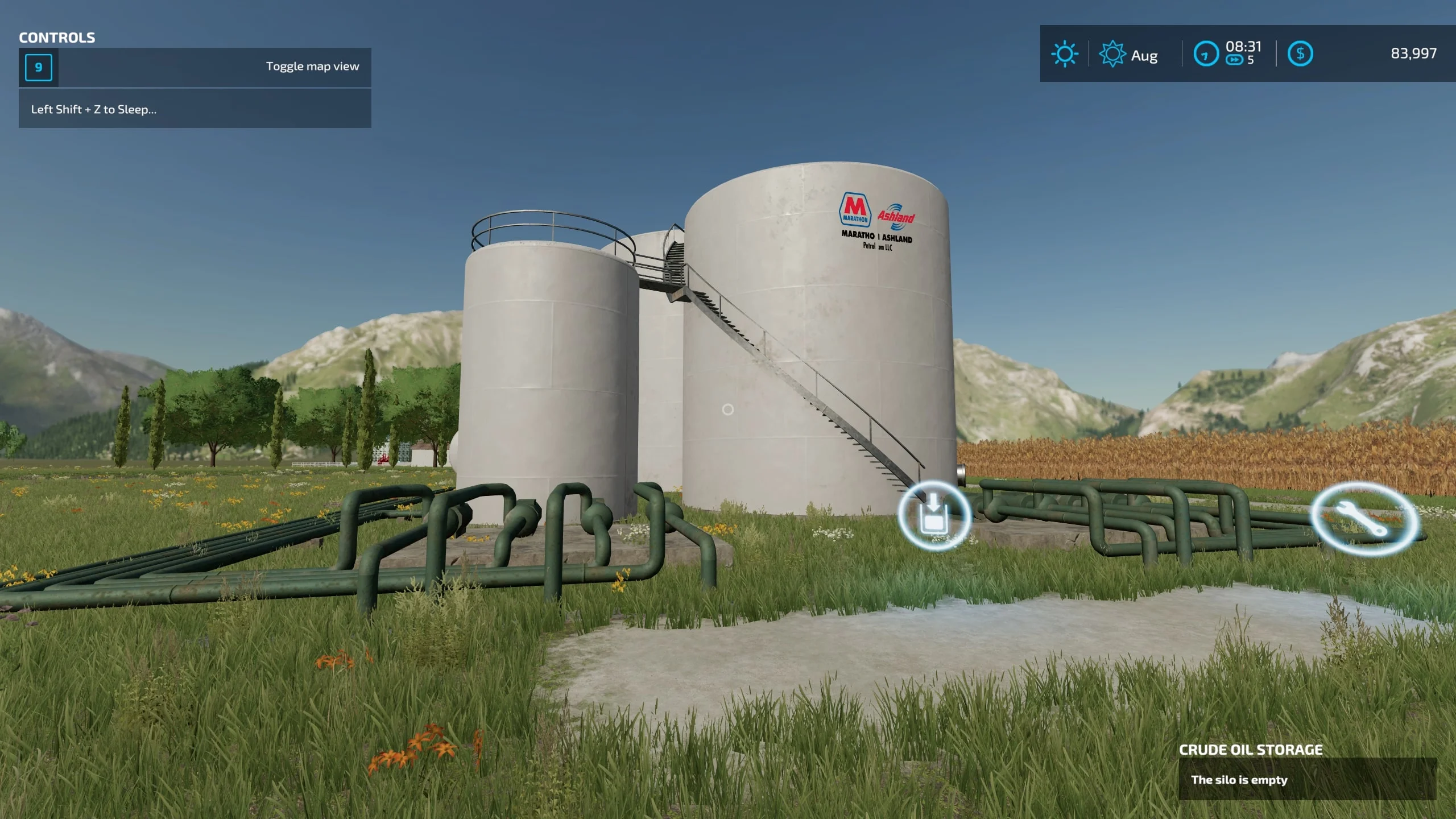 Crude Oil Storage V1.0 FS22 FS22 Mod Free Download