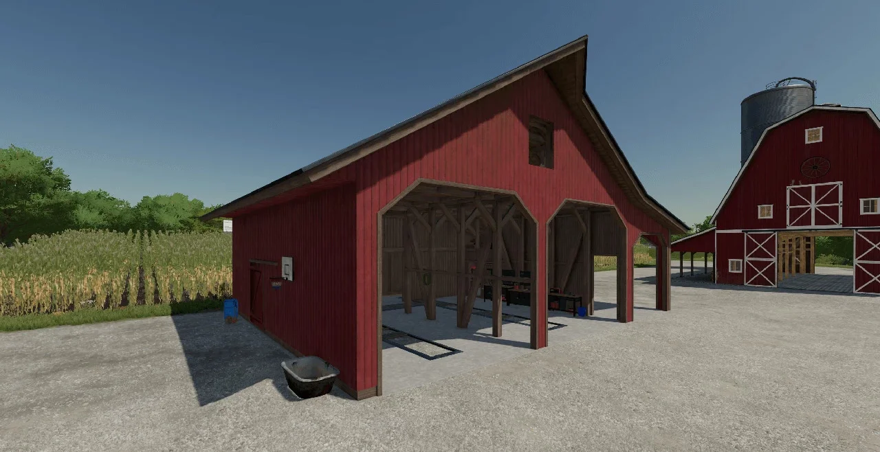FARM GARAGE V1.1.1 FS22 FS22 Mod Free Download