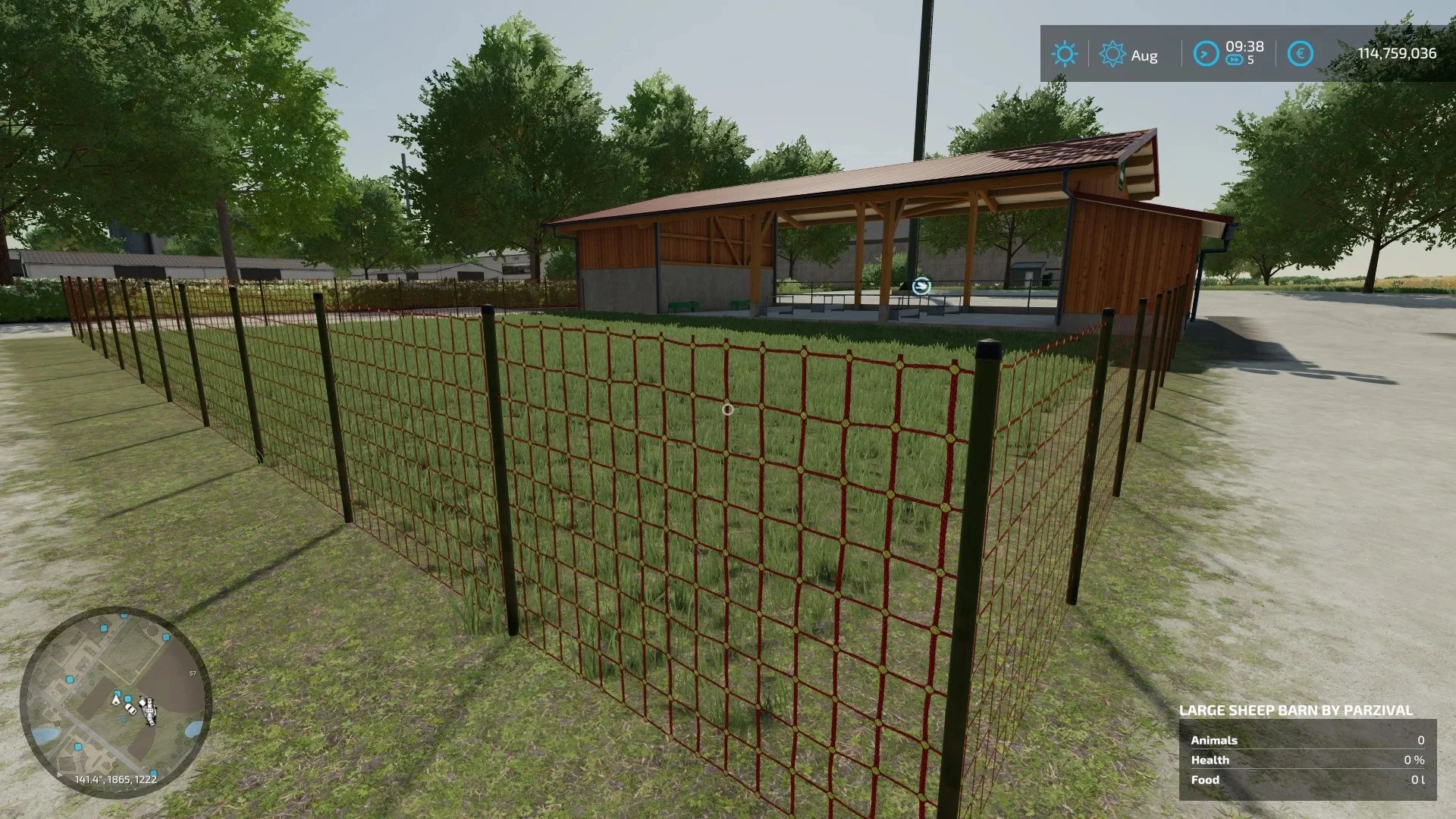 Large Sheep Barn v1.0 FS22 FS22 Mod Free Download