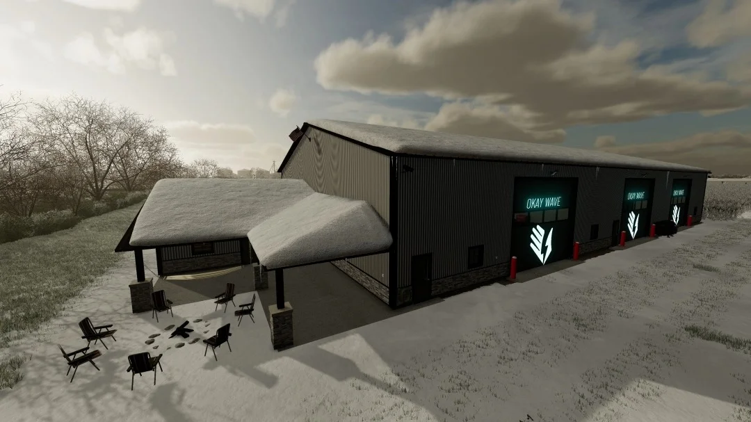Modern 72×160 Shed V1.0 FS22 FS22 Mod Free Download