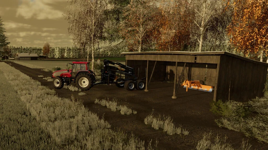 Old Log Sheds Pack v1.0 FS22 FS22 Mod Free Download