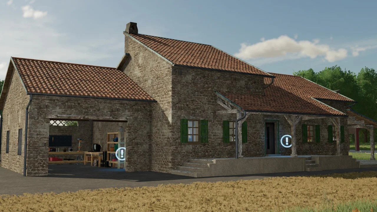 Provençal house Realistic textures V1.0 FS22 FS22 Mod Free Download