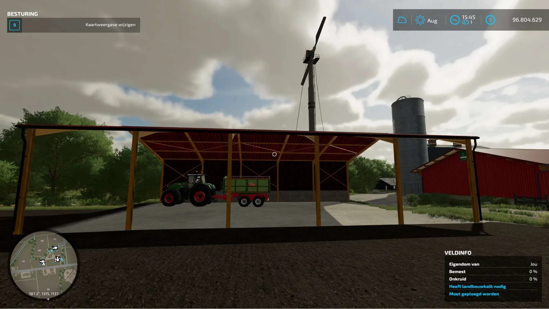 Red Metal Shed v1.0 FS22 FS22 Mod Free Download