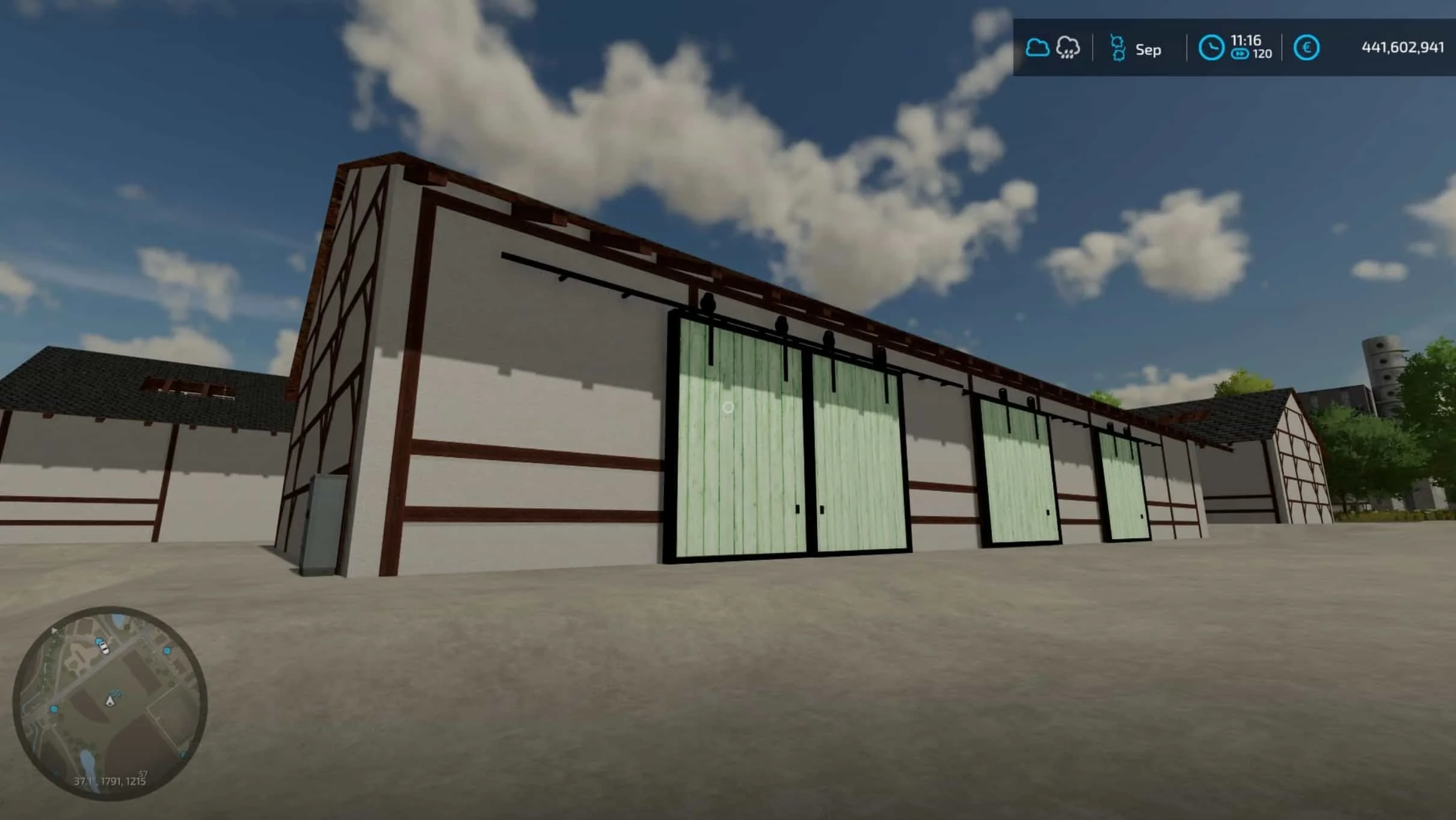 Various machine halls v1.0 FS22 FS22 Mod Free Download