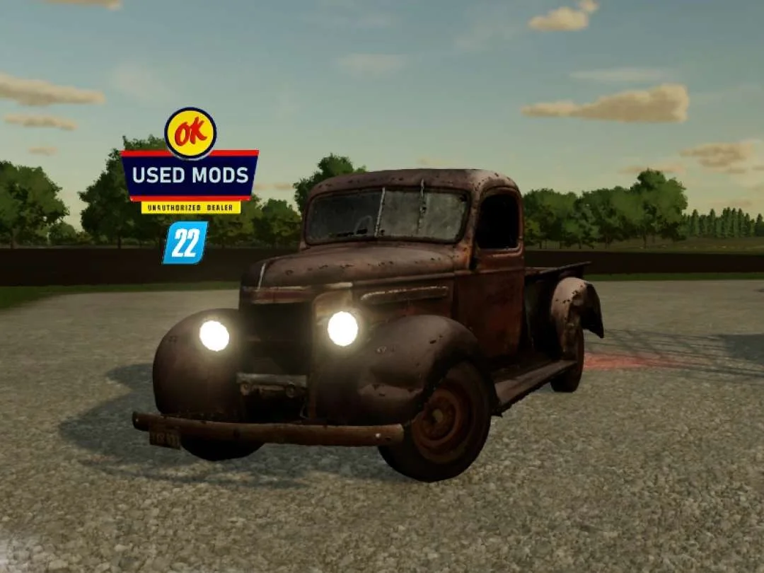 1937 GMC Truck Rusty v2.0 FS22 FS22 Mod Free Download