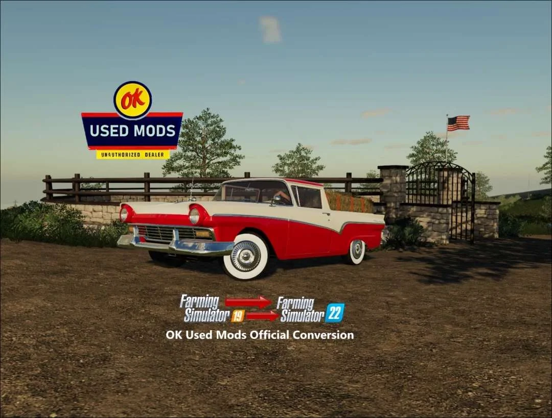 1957 Ford Ranchero FS22 v1.0 FS22 FS22 Mod Free Download