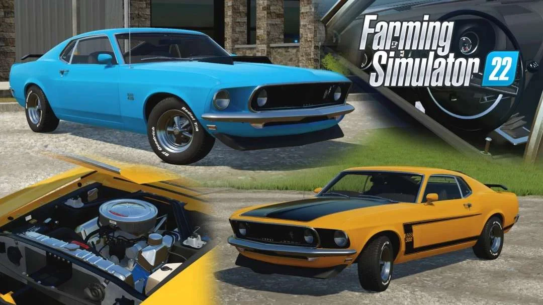 1969 Ford Mustang v2.0 FS22 FS22 Mod Free Download