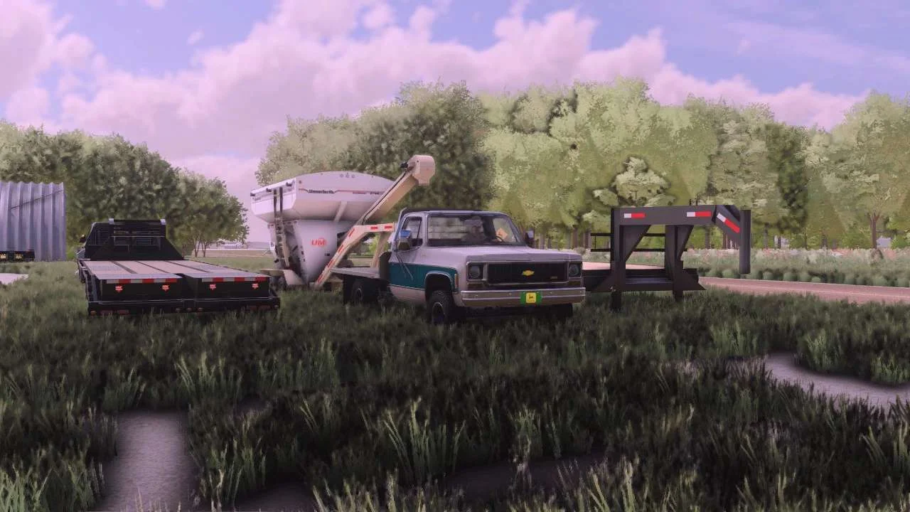 1974 Chevy k30 single rear wheel flatbed v1.0 FS22 FS22 Mod Free Download
