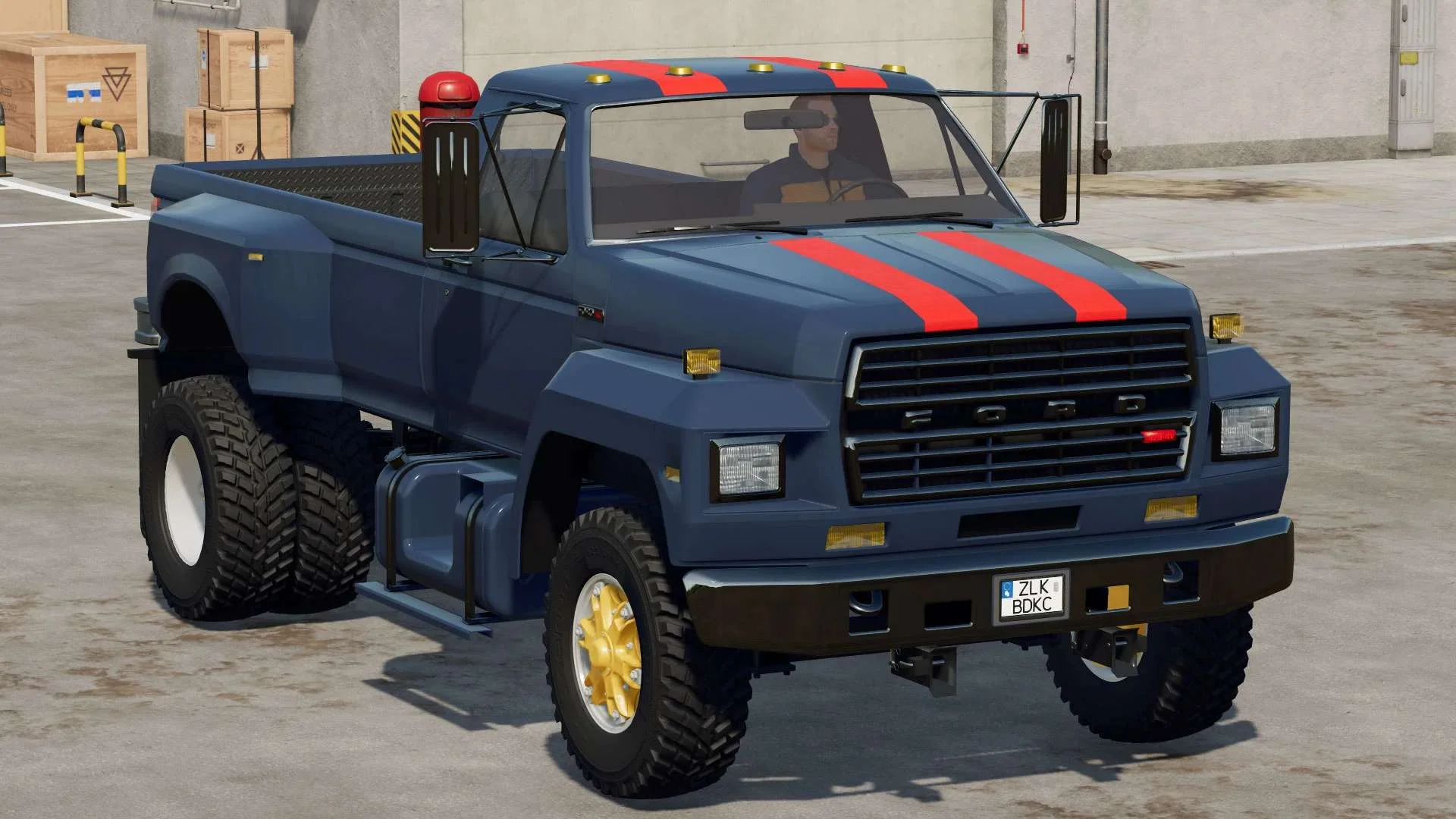 1980 Ford F800 v2.0 FS22 FS22 Mod Free Download