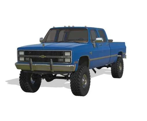 1983 Chevrolet Silverado K30 v1.0 FS22 FS22 Mod Free Download