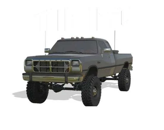 1993 Dodge PowerRam 350 v1.0 FS22 FS22 Mod Free Download
