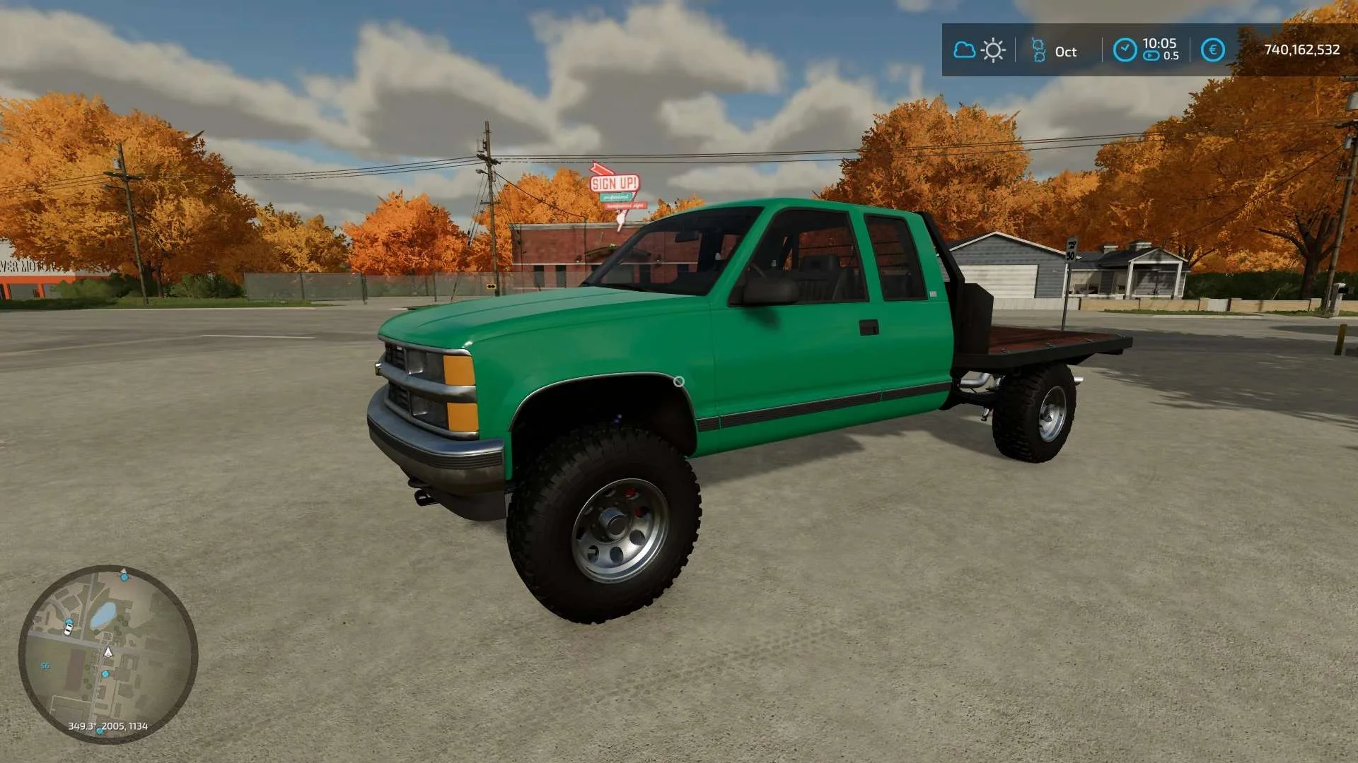 1995 Chevrolet 1500 Flatbed Straight Axle Swap v1.0 FS22 FS22 Mod Free Download