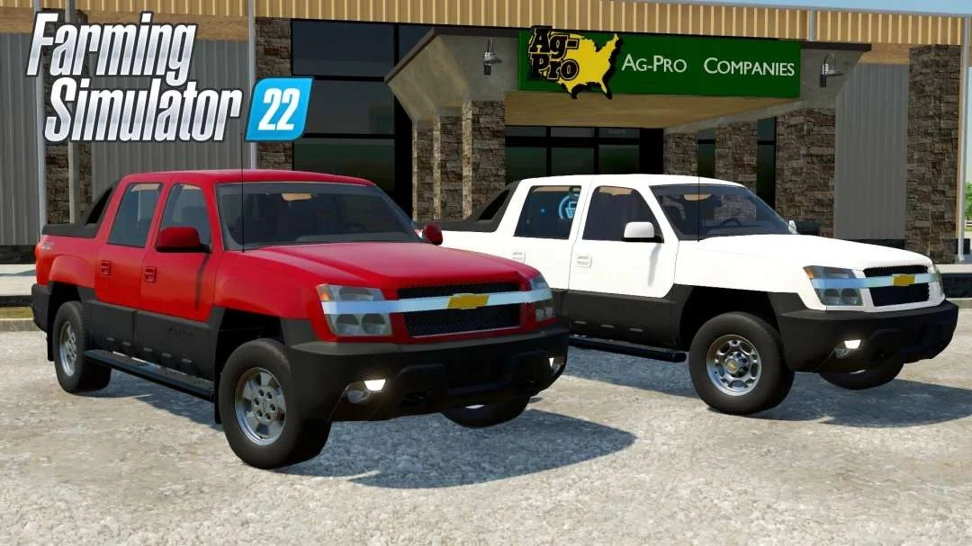 2002 Chevy Avalanche v2.0 FS22 FS22 Mod Free Download