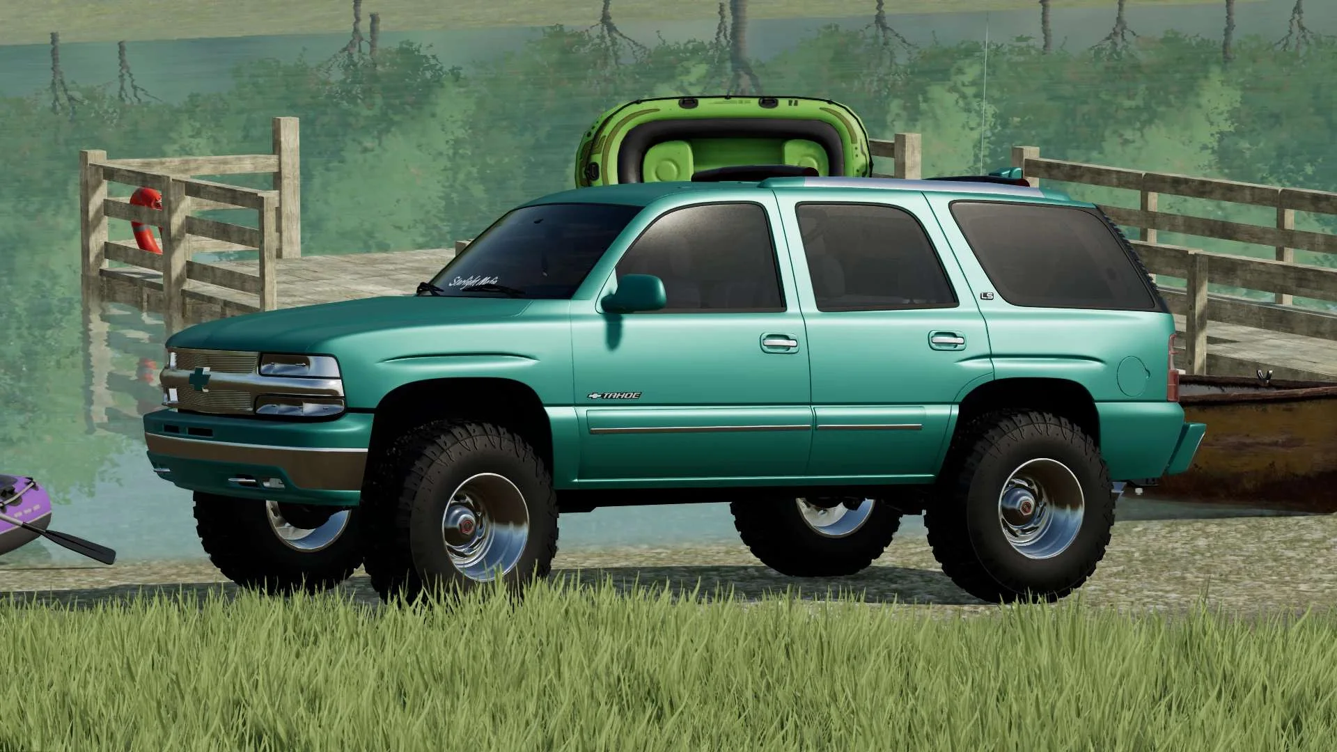 2002 Chevy Tahoe v1.0 FS22 FS22 Mod Free Download