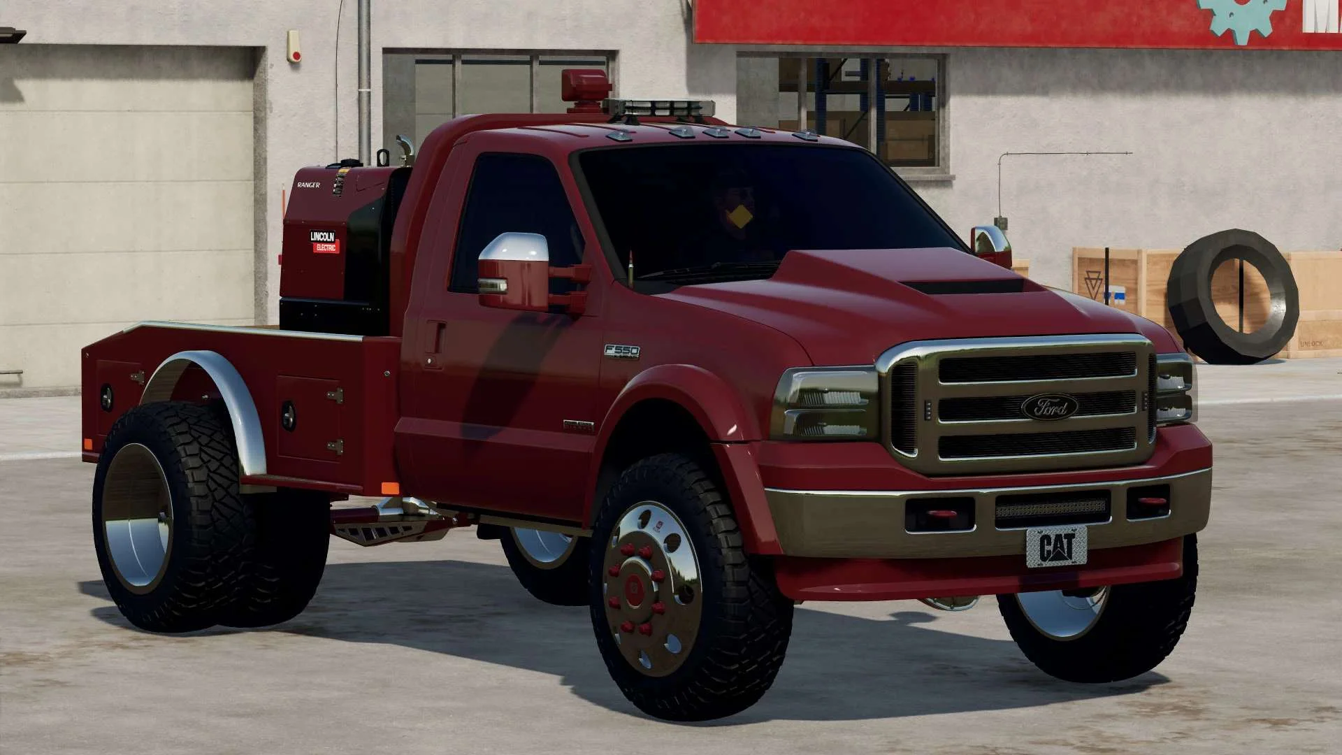 2006 Ford F550 Flatbed v1.0 FS22 FS22 Mod Free Download