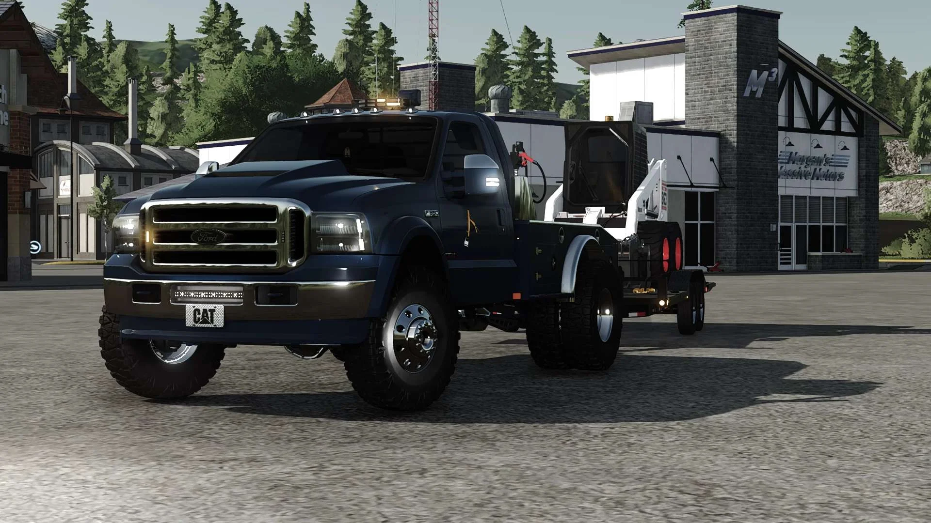 2006 Ford F550 Flatbed v1.1 FS22 FS22 Mod Free Download