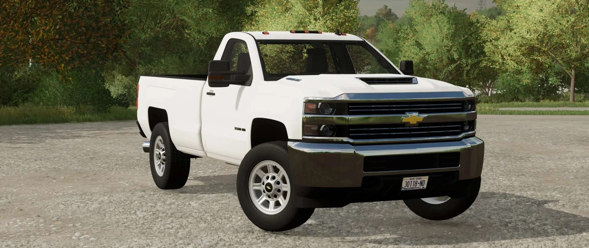 2017 Chevy Silverado 3500HD single cab long bed v1.0 FS22 FS22 Mod Free Download