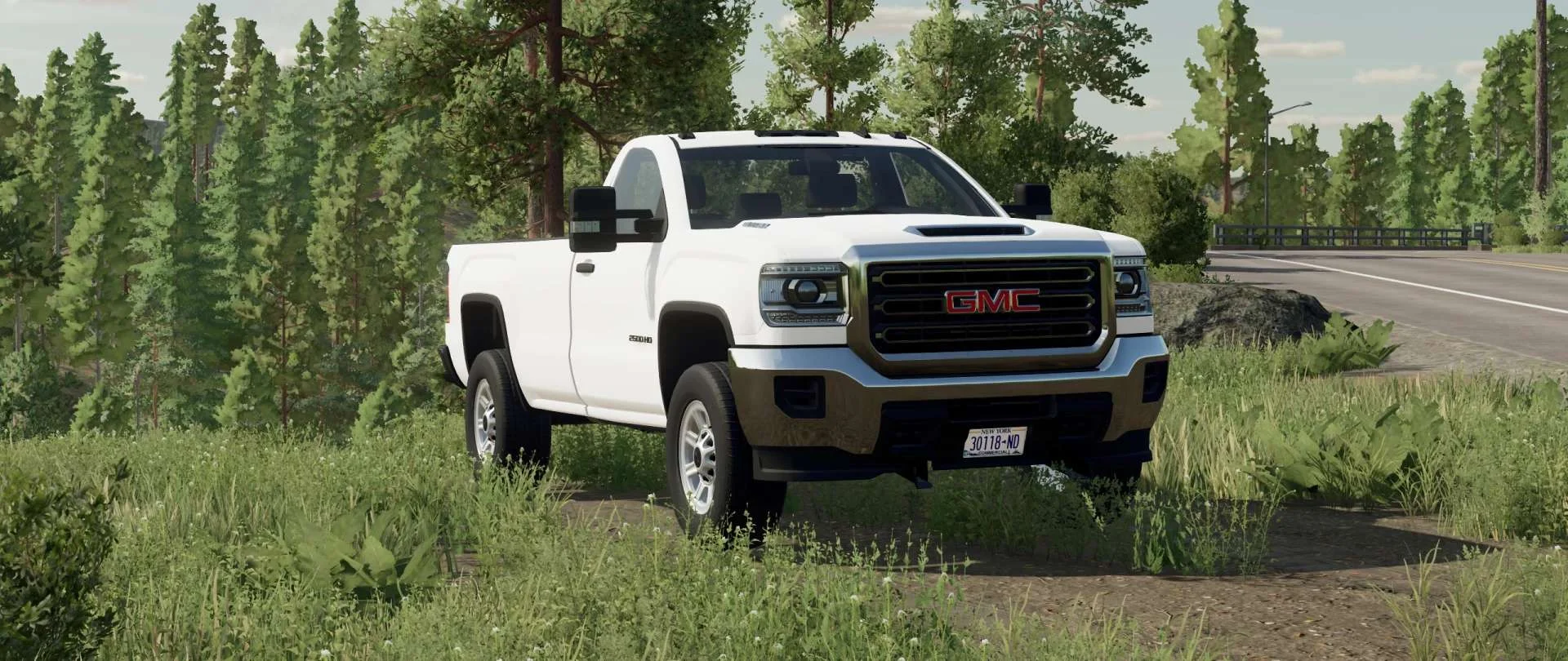 2017 GMC Sierra 3500HD Single Cab Long Bed V1.0 FS22 FS22 Mod Free Download