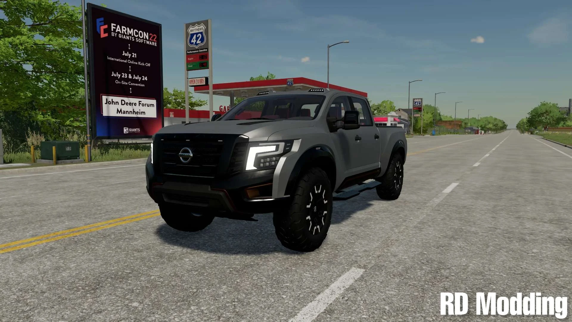2017 Nissan Titan Warrior By RD Modding v1.0 FS22 FS22 Mod Free Download