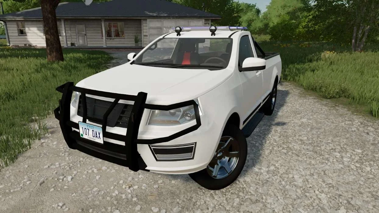 2017 PICKUP POLICE UPDATED v1.0 FS22 FS22 Mod Free Download