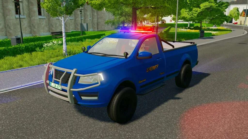 2017 Pickup Police v1.5 FS22 FS22 Mod Free Download
