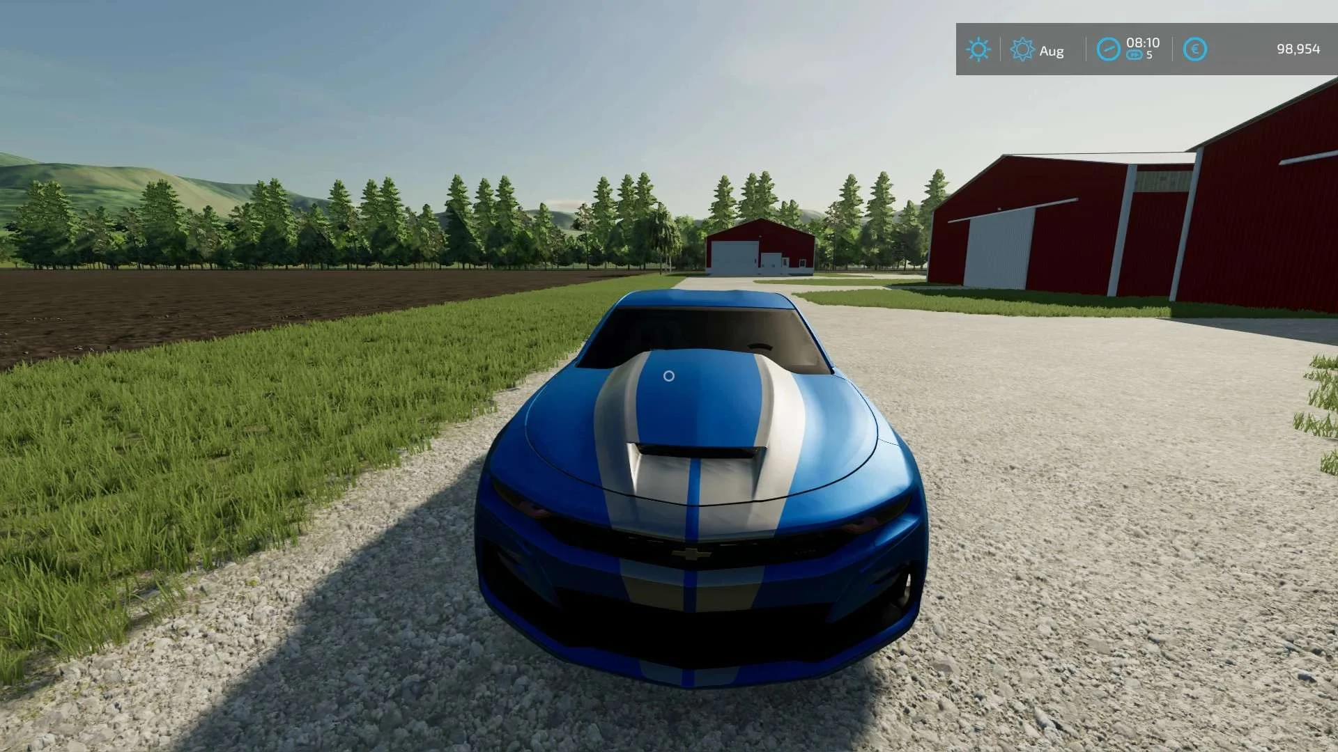 2019 Chevrolet Camaro Copo v1.0 FS22 FS22 Mod Free Download