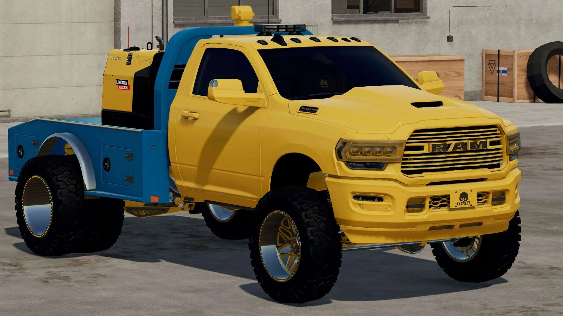 2019 Dodge Ram 3500 Flatbed v1.0 FS22 FS22 Mod Free Download