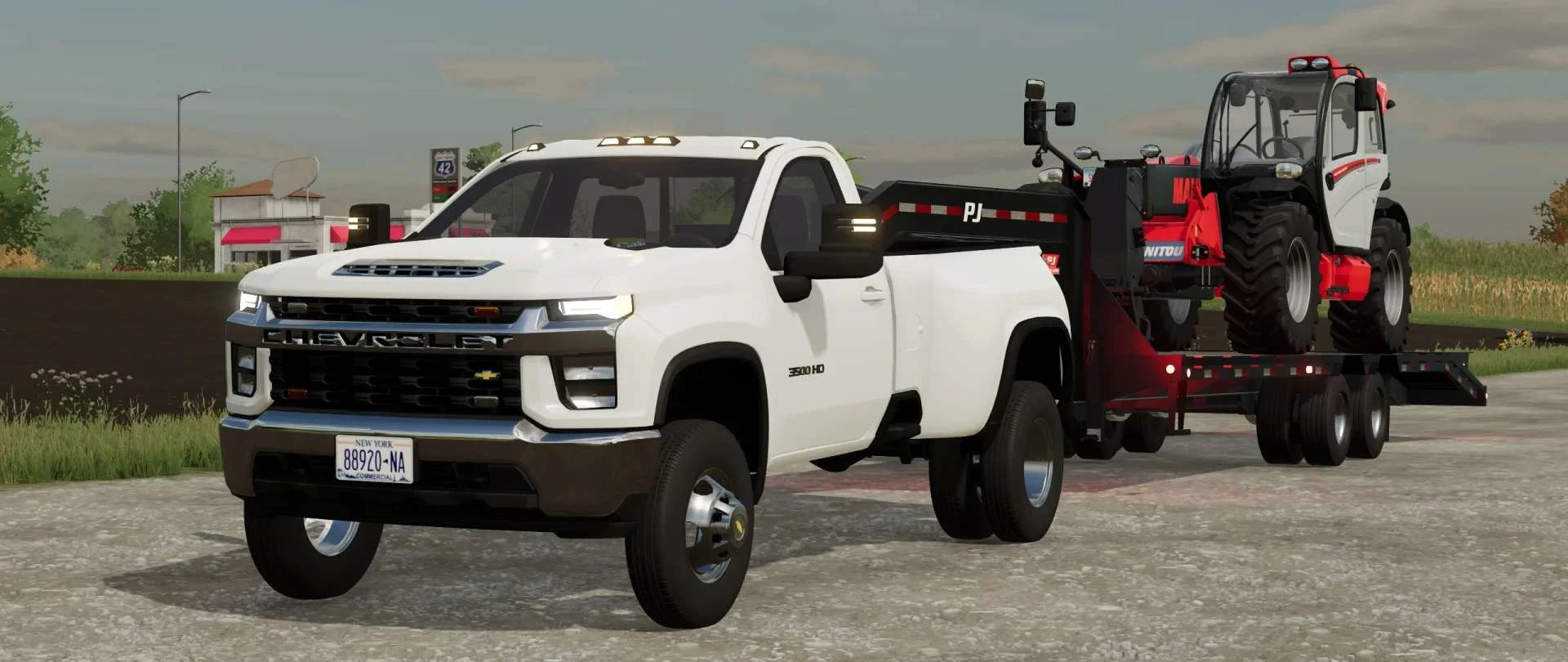 2020 Chevy Silverado 3500HD Single Cab Long Bed v1.0 FS22 FS22 Mod Free Download