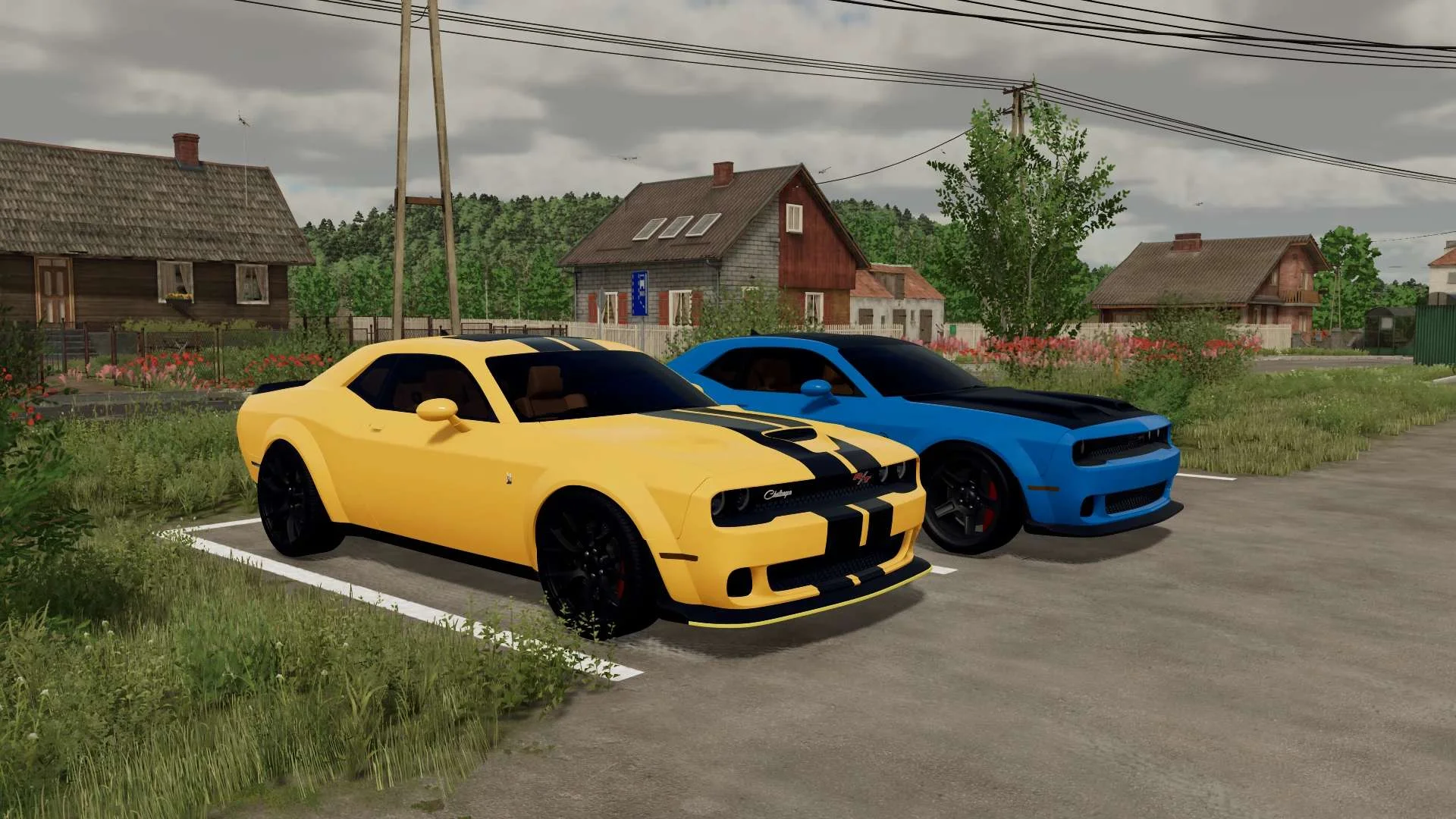 2020 Dodge Challenger Widebody v1.0 FS22 FS22 Mod Free Download