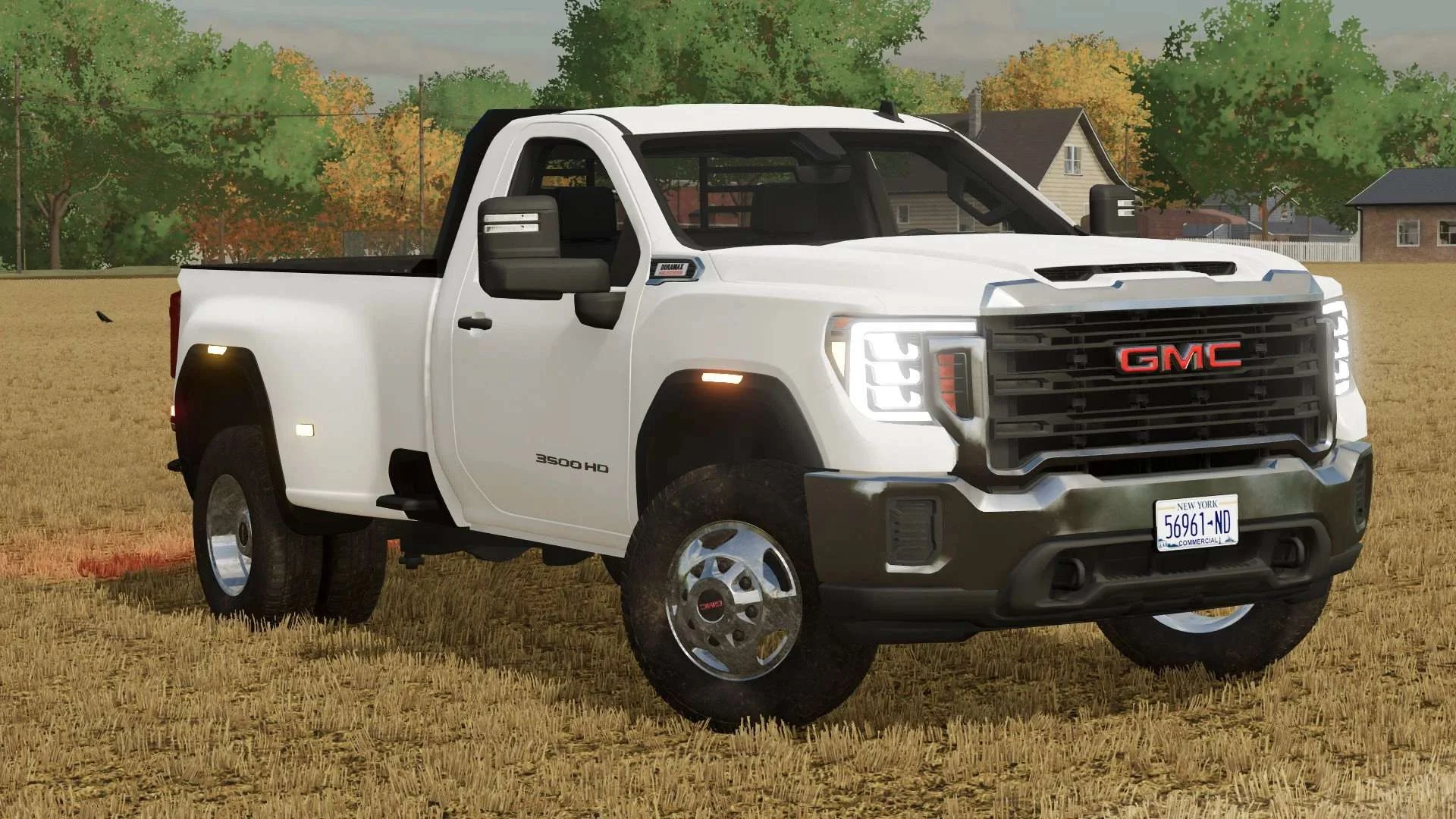 2020 GMC 3500HD Single Cab Long Bed V1.0 FS22 FS22 Mod Free Download