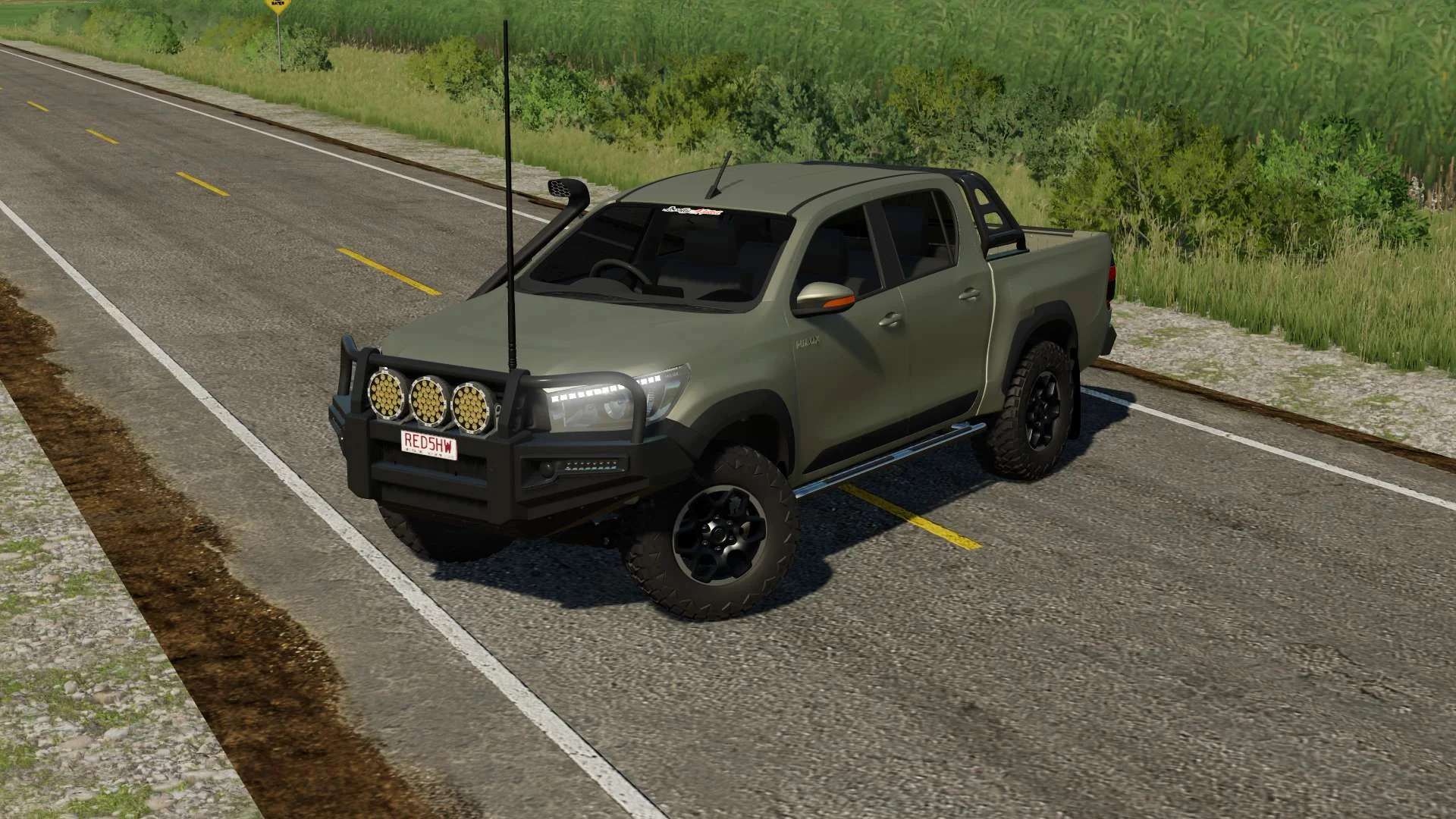 2020 Toyota Hilux Rugged v1.0 FS22 FS22 Mod Free Download
