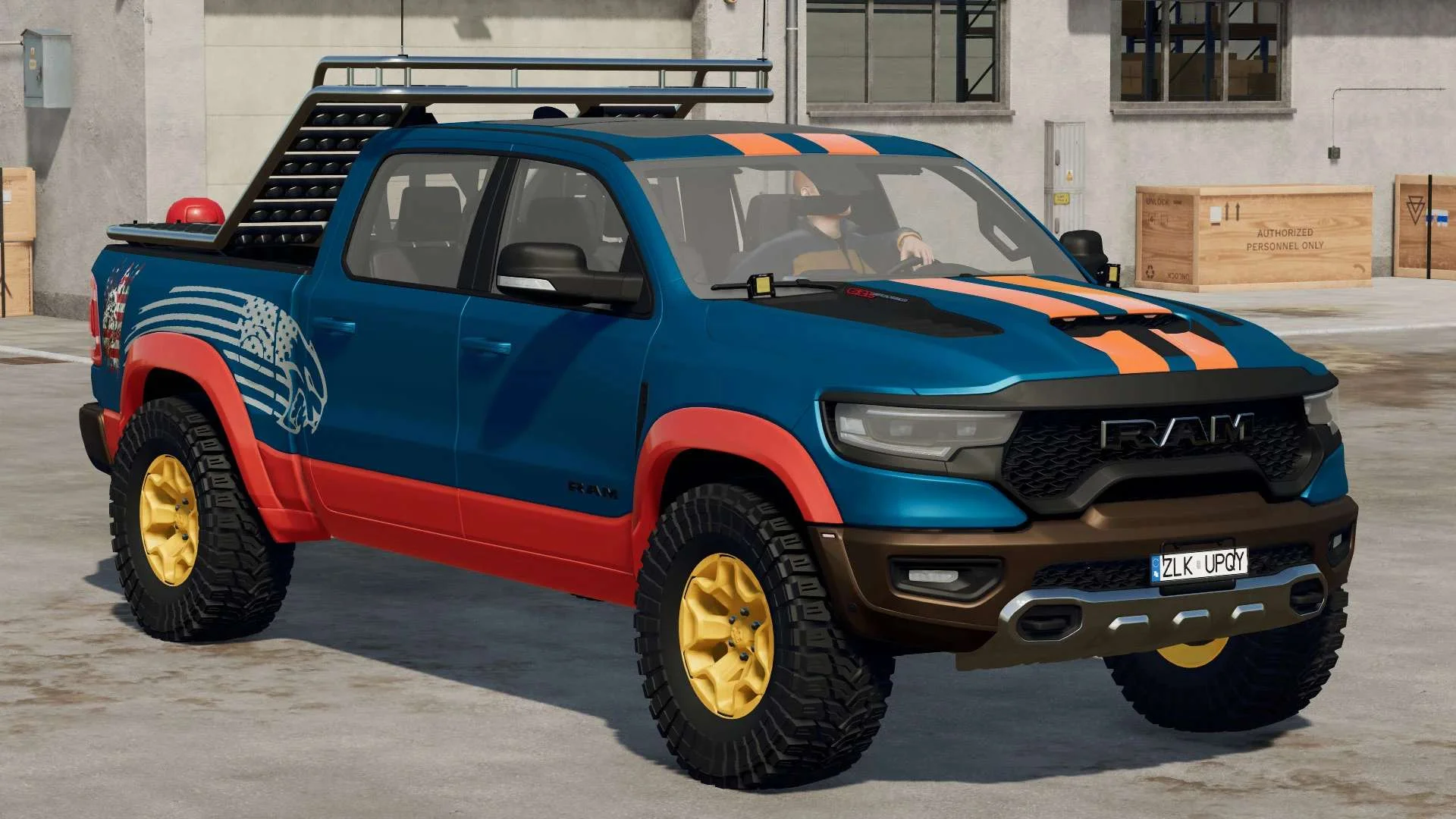 2021 Dodge Ram TRX v1.0 FS22 FS22 Mod Free Download