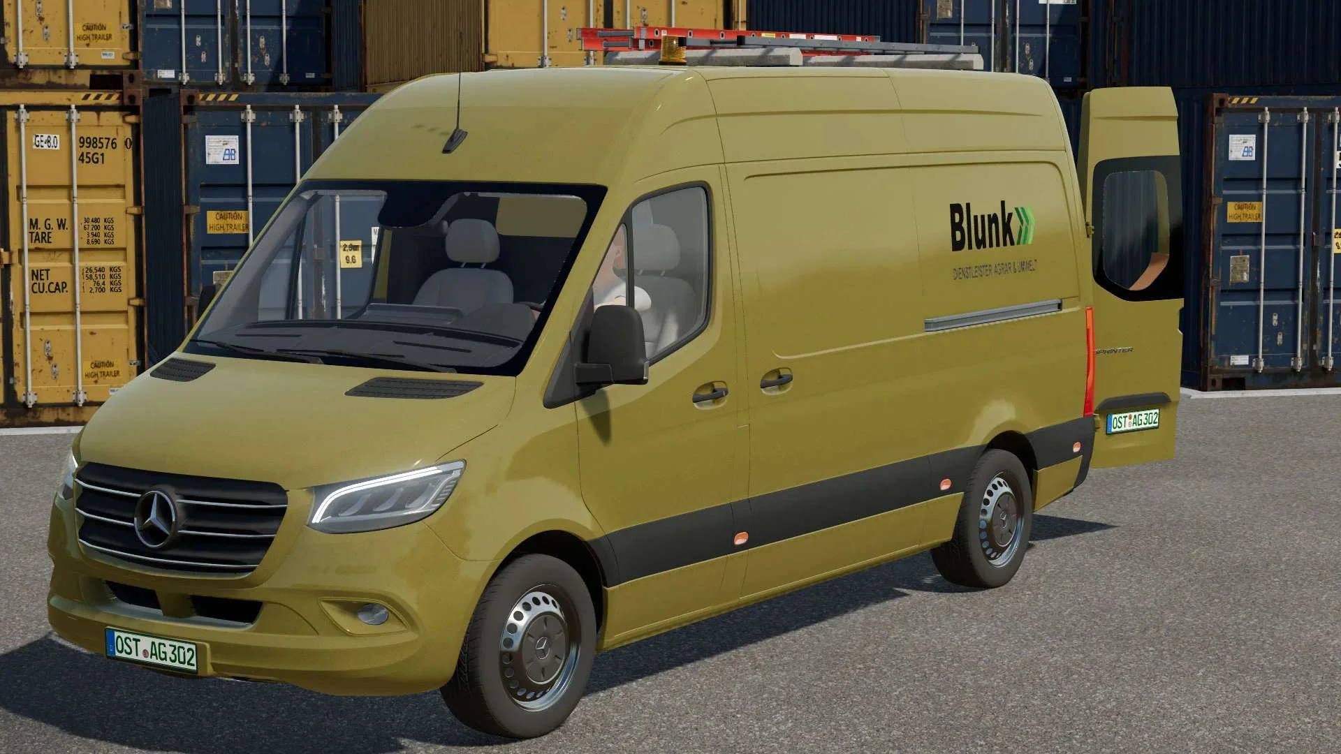 2021 Mercedes Benz Sprinter v1.0 FS22 FS22 Mod Free Download