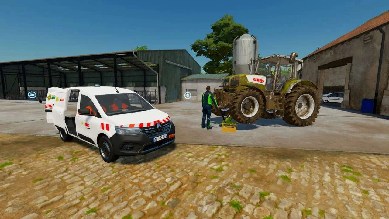 2022 Renault Kangoo (Claas) v1.0 FS22 FS22 Mod Free Download