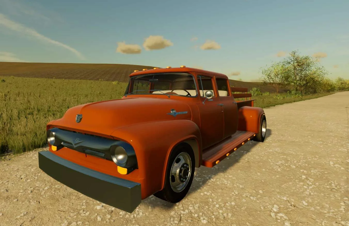 54 Ford Custom v1.0 FS22 FS22 Mod Free Download