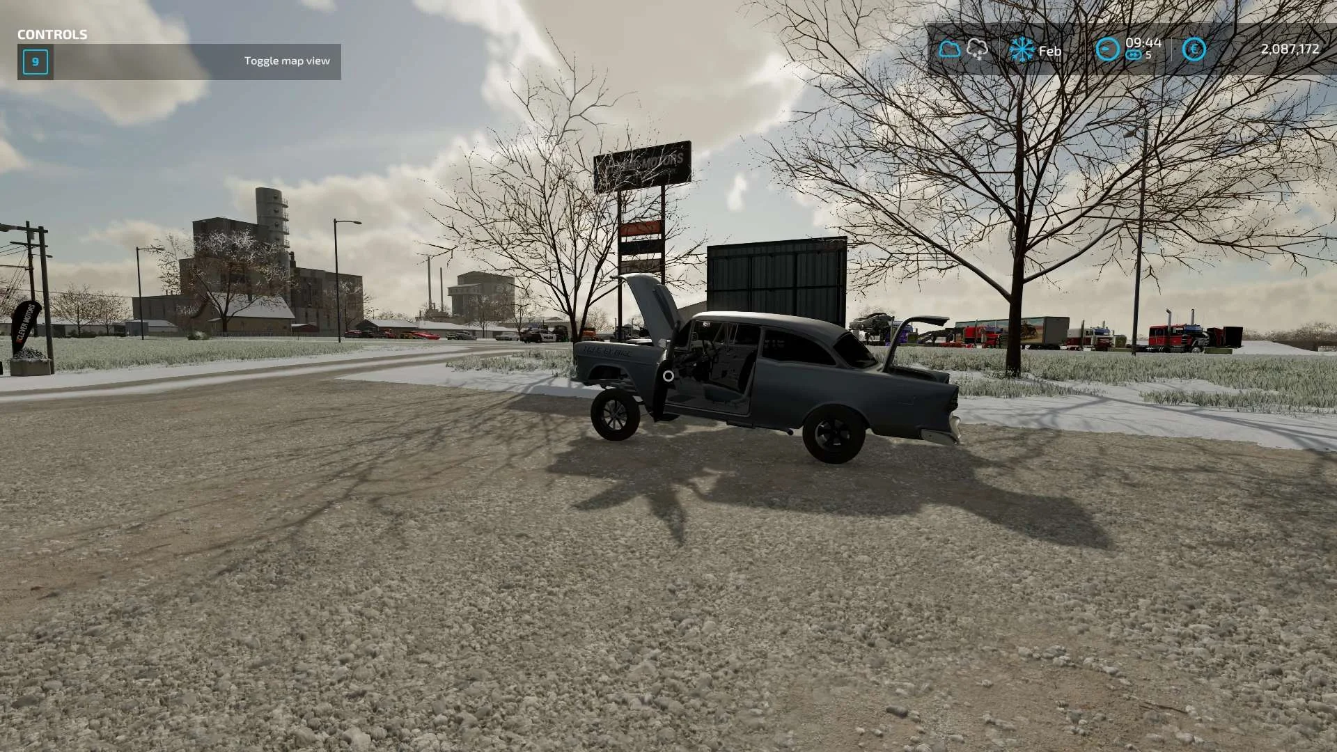 55 Chevy Old Race car v1.0 FS22 FS22 Mod Free Download