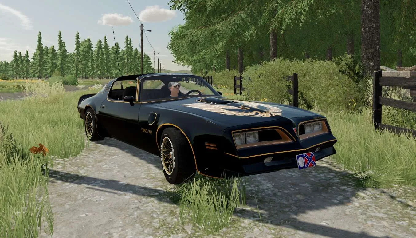 77 Pontiac Trans Am Firebird Bandit v1.0 FS22 FS22 Mod Free Download