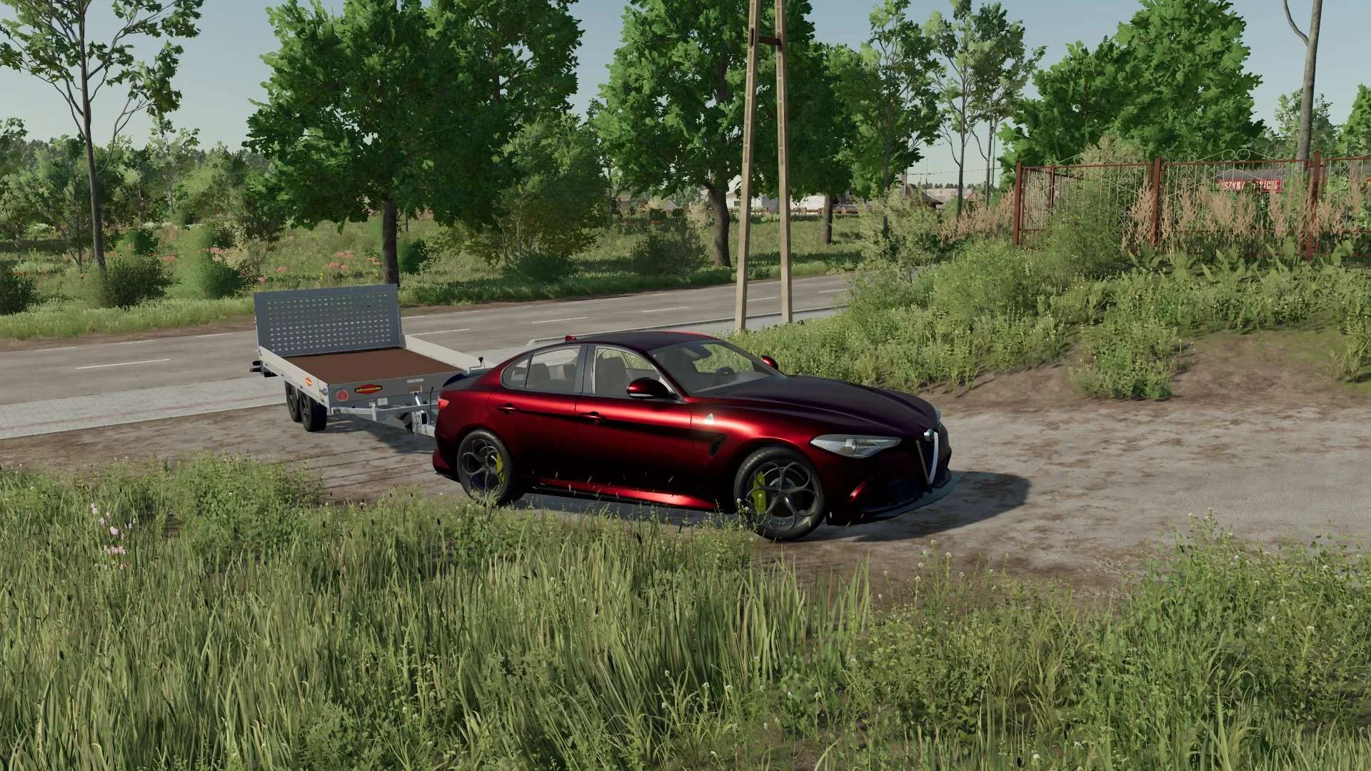 Alfa Romeo Giulia Quadrifoglio v1.0 FS22 FS22 Mod Free Download