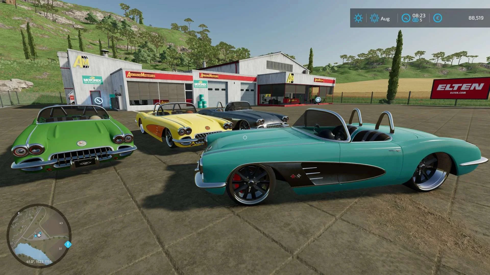 Art Morrison 1960 Corvette v1.0.0.1 FS22 FS22 Mod Free Download