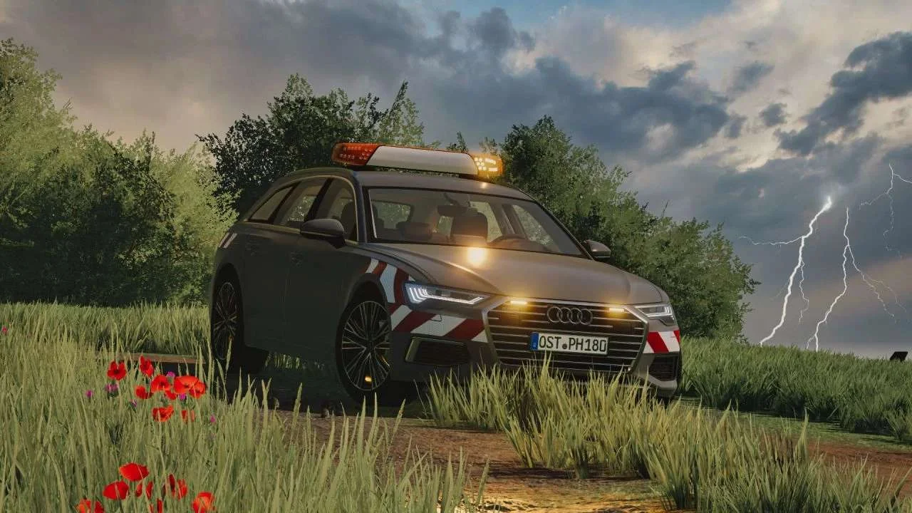Audi A6 Avant 2019 v1.0 FS22 FS22 Mod Free Download