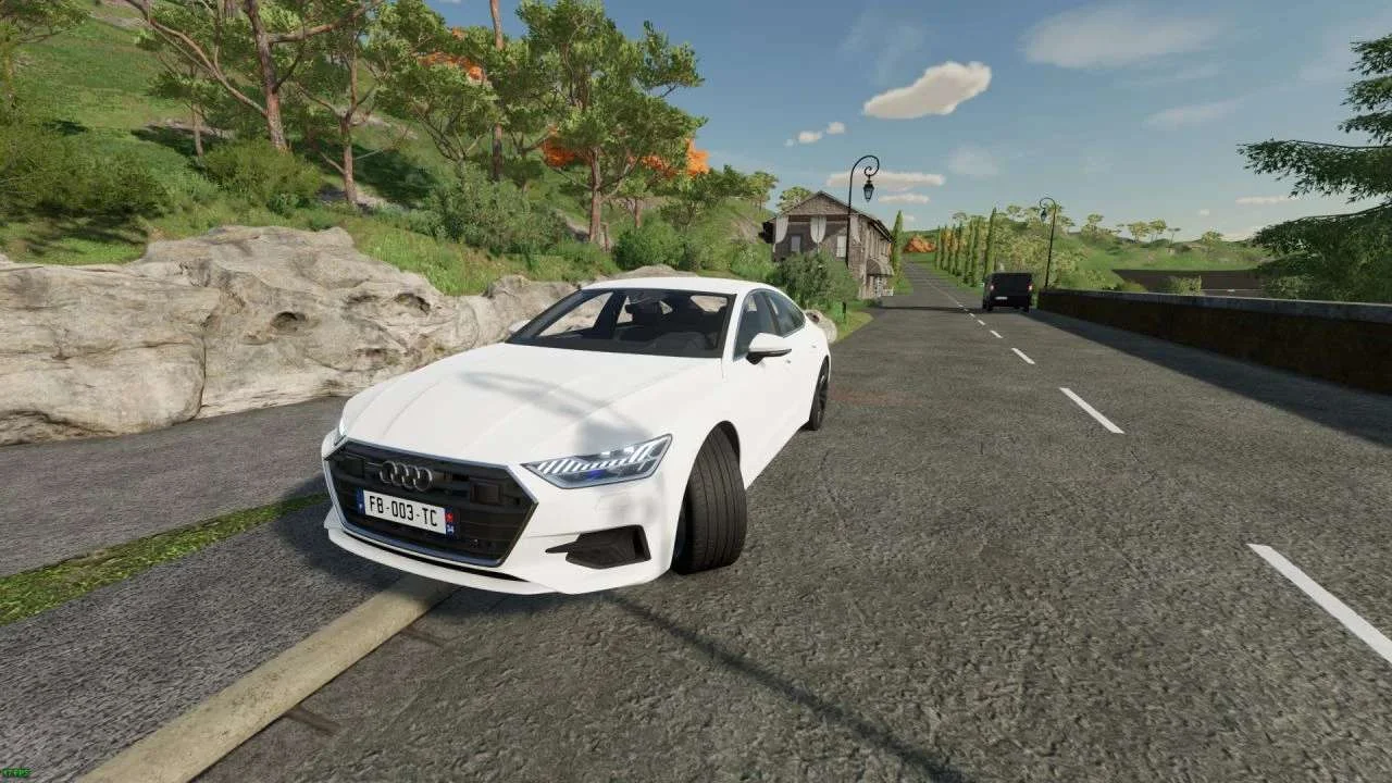Audi A7 2018 Edit Version FR v1.0 FS22 FS22 Mod Free Download