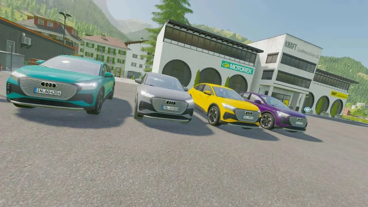 Audi Q4 Sportback 40 E-Tron v1.0 FS22 FS22 Mod Free Download