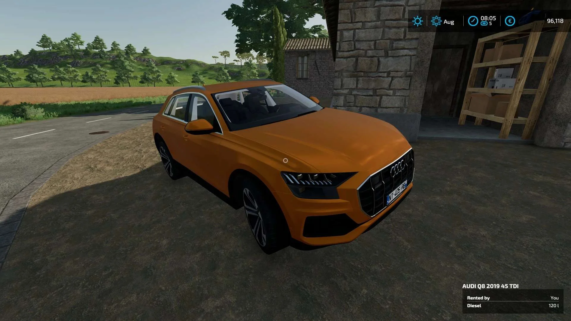 Audi Q8 v1.1 FS22 FS22 Mod Free Download