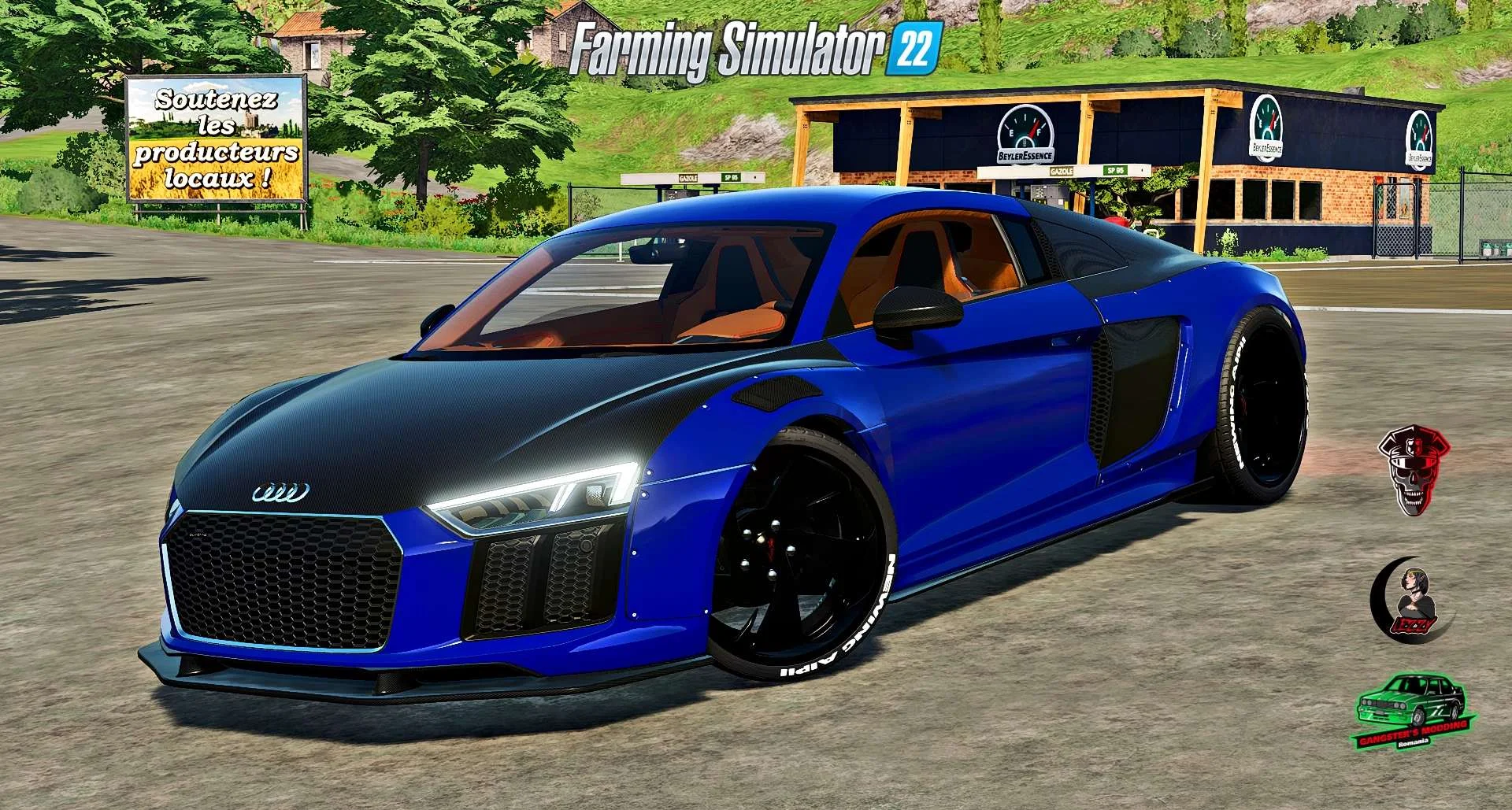 Audi R8 Alpil RSR V1.0 FS22 FS22 Mod Free Download
