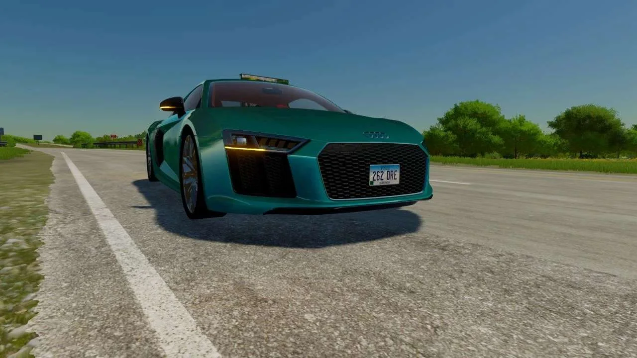 Audi R8 v2.1 FS22 FS22 Mod Free Download