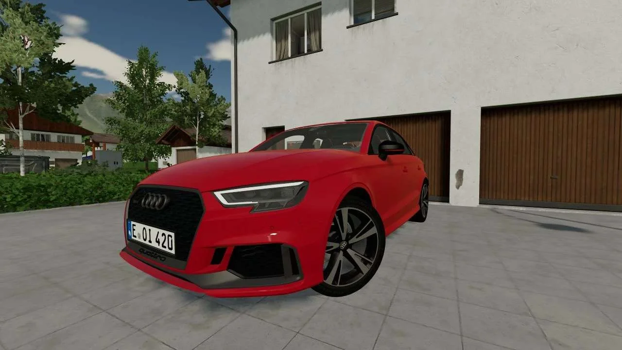 Audi RS3 2020 v1.0 FS22 FS22 Mod Free Download