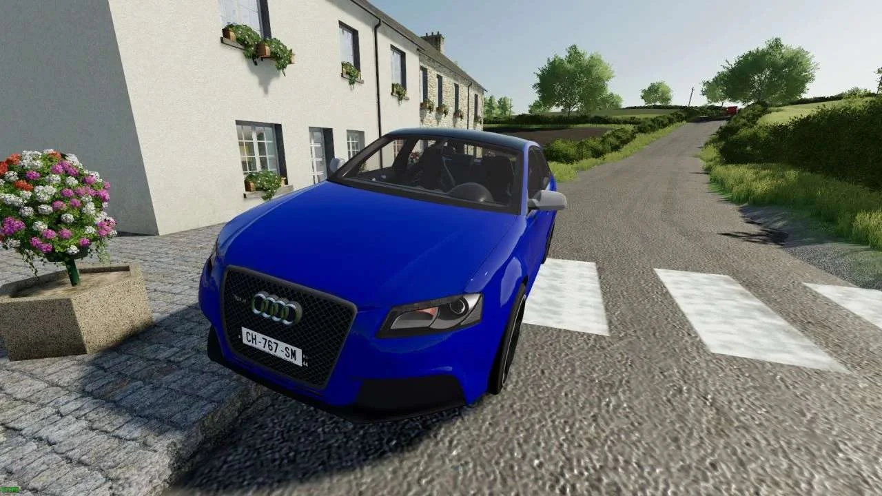 Audi RS3 Sportback 2008 v1.0 FS22 FS22 Mod Free Download
